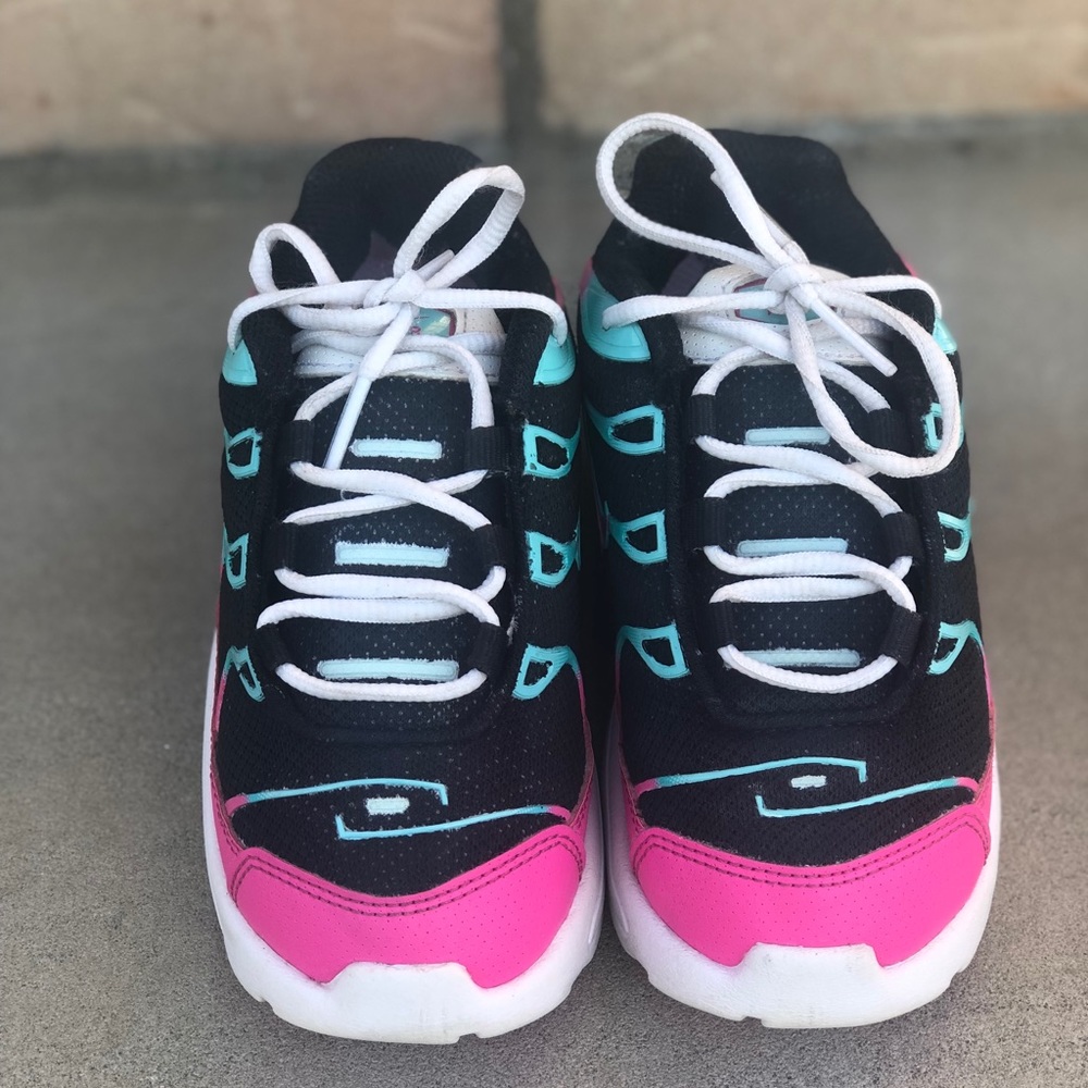 Custom Nike Air Max Plus size 10c toddler pre own